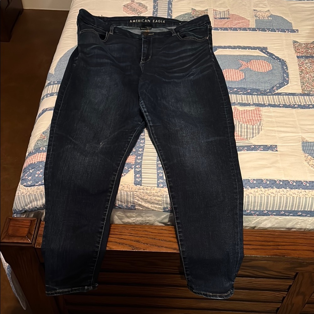 American Eagle Outfitters Dark Blue Jeggings